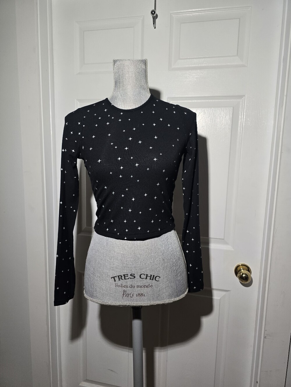 SKIMS NWT soft Lounge Star Print Top